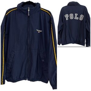 Polo by Ralph Lauren Blue and Yellow Windbreaker